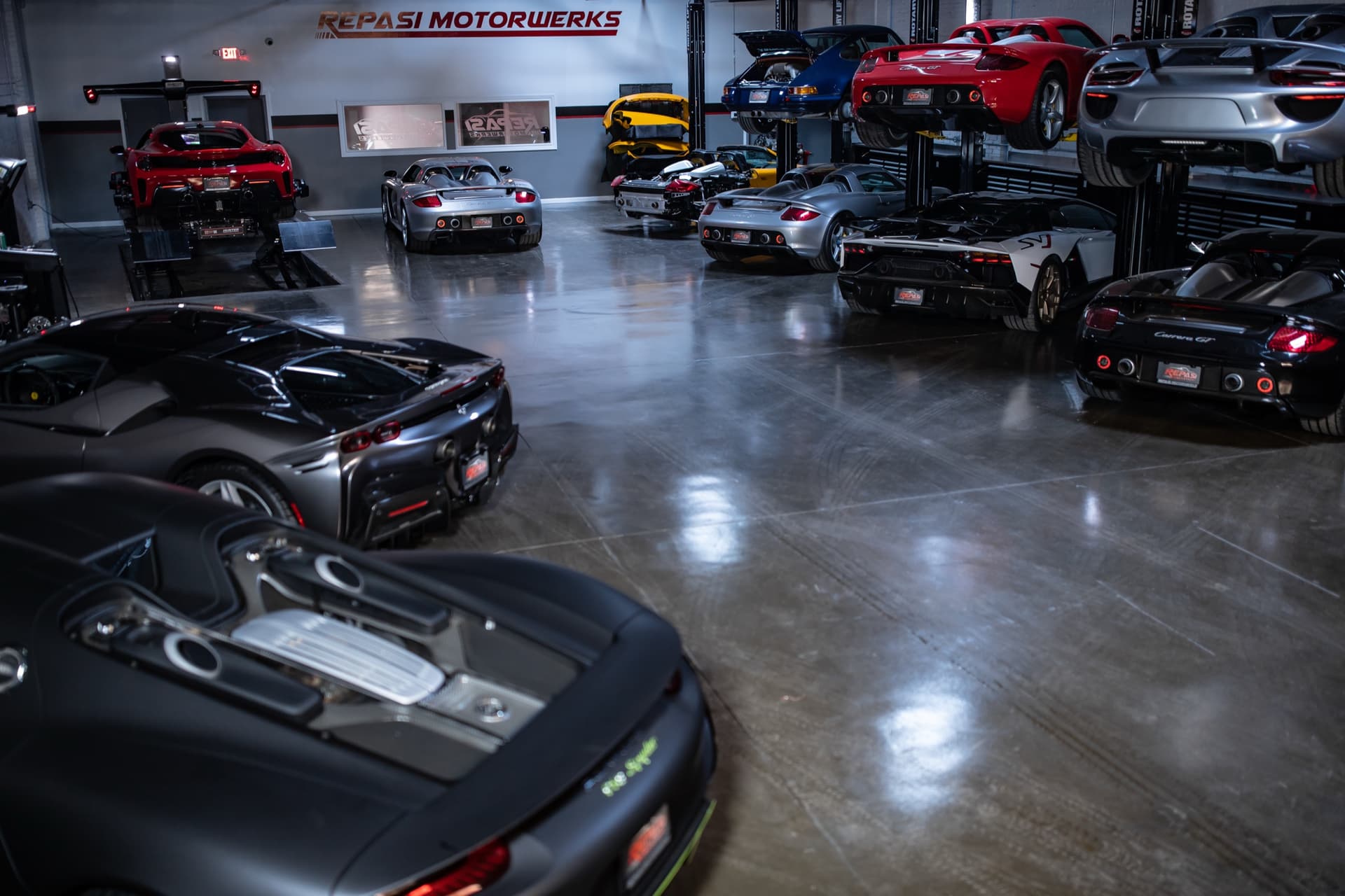 Repasi Motorwerks Porsche GT service facility